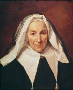 Portret van een oudere vrouw